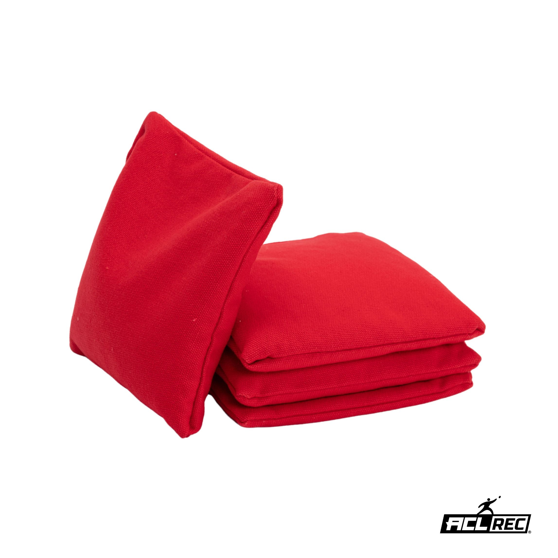 2x4 Cornhole Zakjes - Twee kleuren - Granulaat vulling - Wicked Wood Games Cornhole Bags Wicked Wood Games Rood Zwart