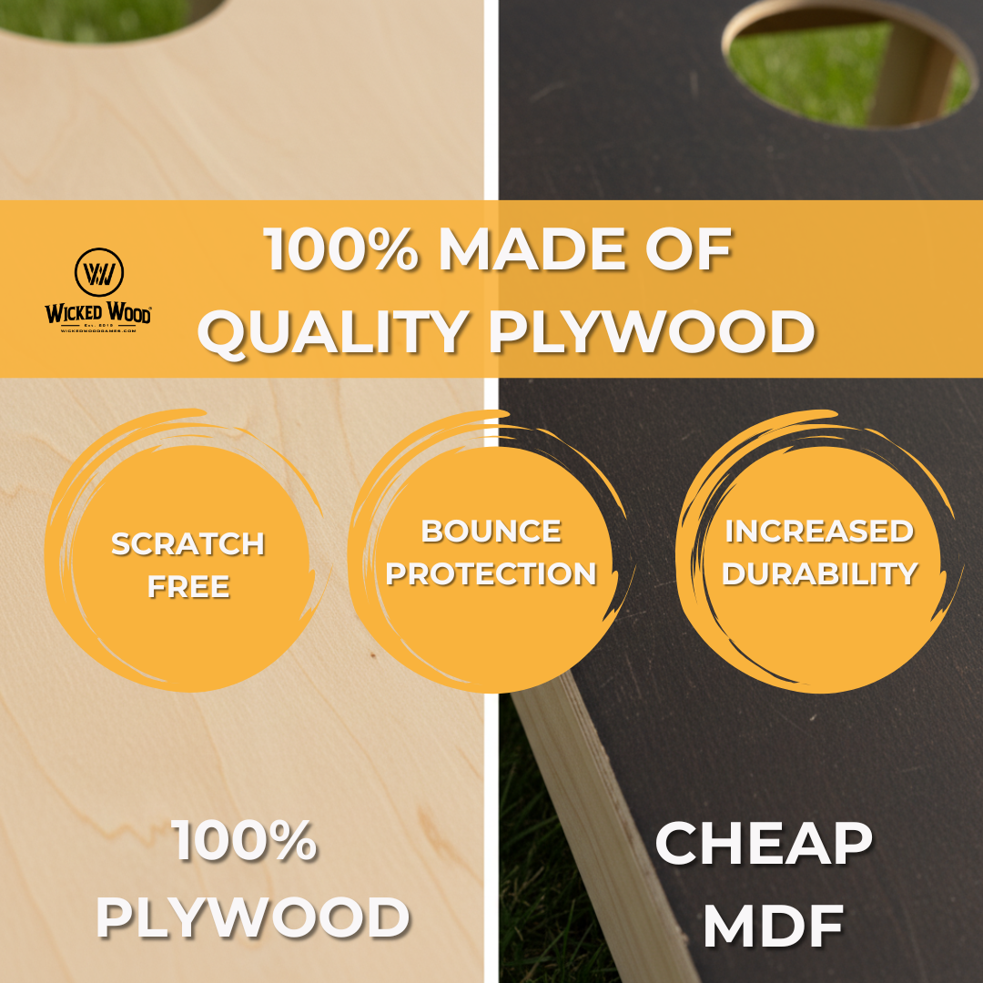 Cornhole Sæt - 90x60 - Wicked Wood Design