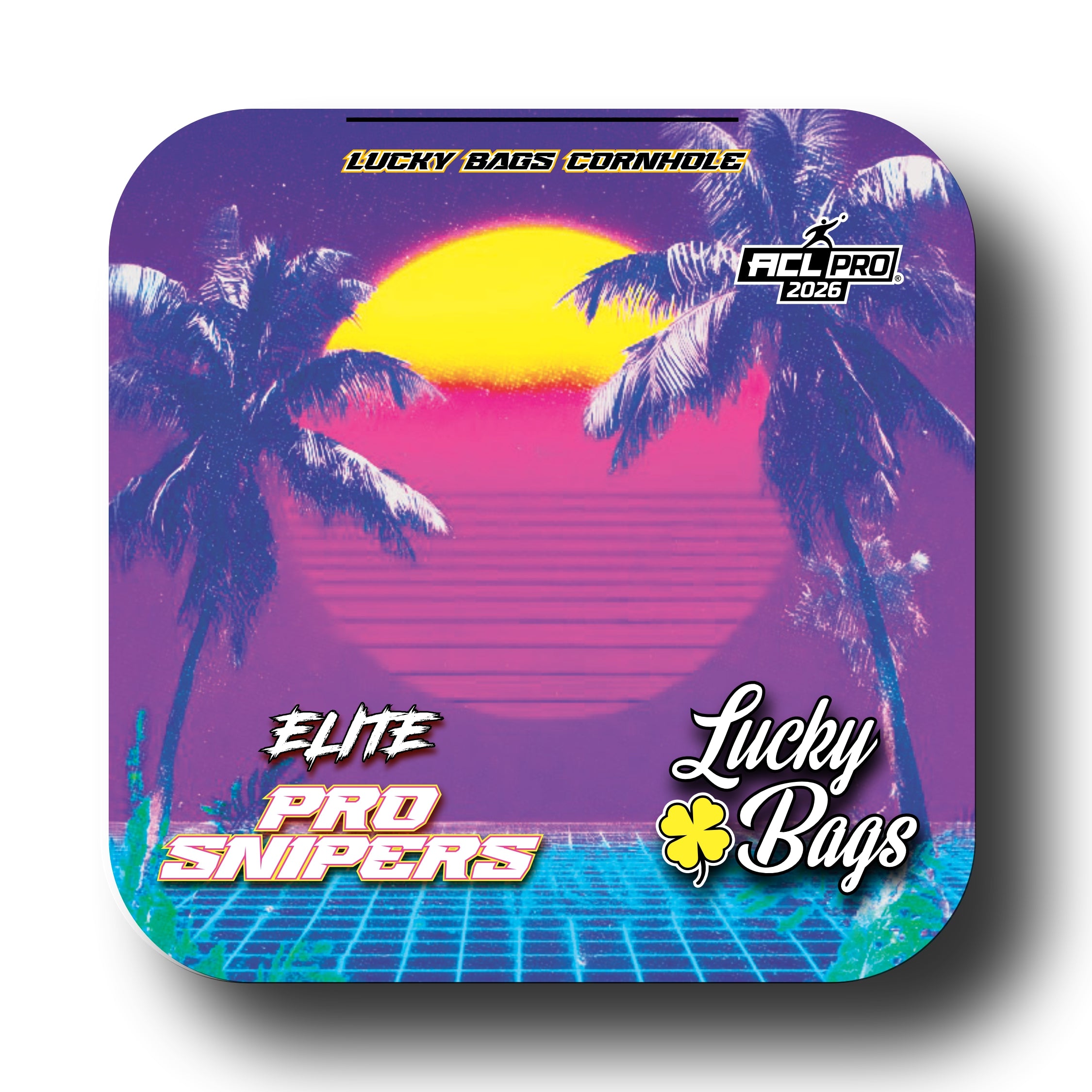 Lucky Bags - Pro Sniper Elite 2026 - ACL Pro Cornhole Bags Lucky Bags EURODANCE - BEACH VIBE