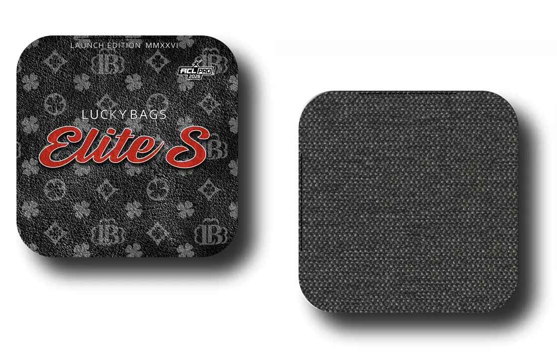 Lucky Bags - Elite S 2026 - ACL Pro Cornhole Bags Lucky Bags Charcoal
